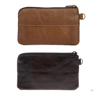 Brie Fashion Women Men Leather Coin Purse Card Wallet Clutch Zipper Small Change Bag