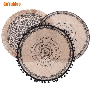 [gguyu] 1 alfombrillas de café para tazas de café, decoración de muebles, bordado, mesa, mantel individual, antideslizante (1)