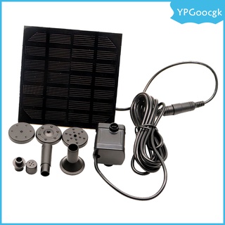 fuente solar con panel bomba de agua para pájaro baño actualización kit de bomba solar