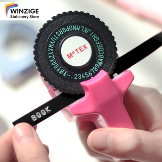 Winzge MOTEX Fabricante De Etiquetas Etiqueta De Mano Impresora DIY Cinta Diario Decoración 3d Pegatina Coreana Papelería (1)