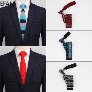 5.5cm nuevo punto plano corbata rayas cuadros puntos lazos de punto ocio lazos tejer hilo cuello lazos nuevos comerciales hombres lazos