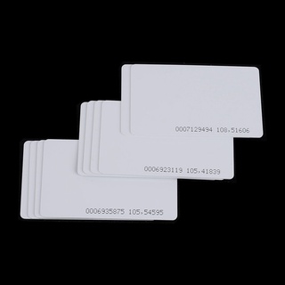 #etl 10pcs 125khz em4100/tk4100 rfid tarjeta inteligente de identificación de proximidad 0.85mm tarjetas delgadas (7)