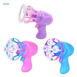 sum 1pc juguetes de burbujas al aire libre mini ventilador fabricante de burbujas máquina de boda fiesta suministros
