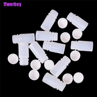 [ffwerbey] 10X 10Ml Plastic Reagent Bottles Medicine Sample Vials Liquid Holder Useful Tool