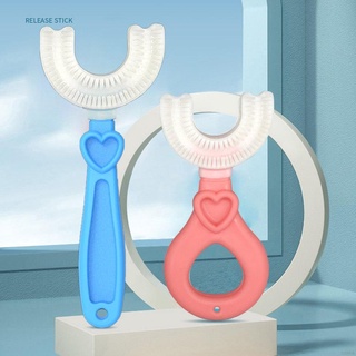 Cepillo de dientes en forma de U para bebés/cuidado Oral 2-12 años/cepillo de dientes suave