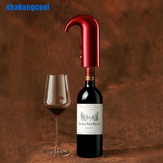 Purificador De vino eléctrico Portátil Automático De vino vertedor rojo (1)