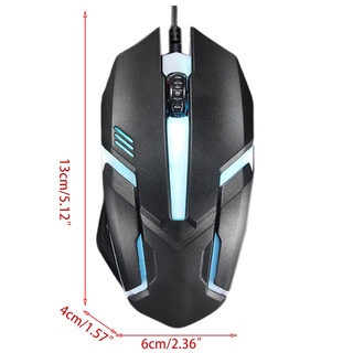 Explosion Ergonomic Wired Gaming Mouse Button LED 1000 DPI USB Computer Mouse With Backlight For PC Laptop Gamer Mice S1 Silent Mause New (2)