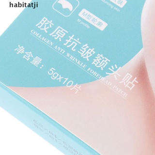 【hab】 10pcs Anti-wrinkle Forehead Patches Removal Moisturizing Anti-aging Sagging . (5)