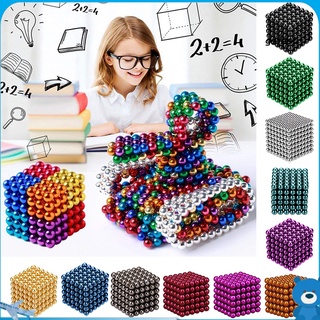 go-512pcs 5mm colorido bolas magnéticas cubo alivio del estrés educación temprana rompecabezas juguete