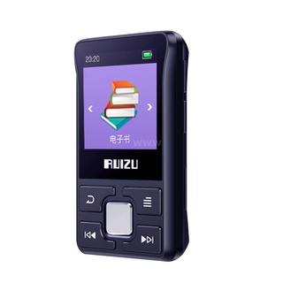 Bf RUIZU X55 BT MP3 portátil reproductor de vídeo de música Mini reproductor de música -pantalla con altavoz de Radio FM grabación estéreo FM Radio automática MP3 MP4 mm entrada de Audio incorporada 8G memoria