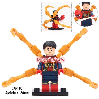 lego juguetes compatibles spiderman minifigura eg110