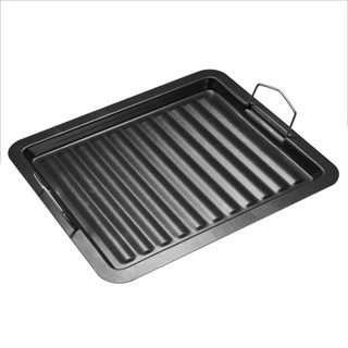 placa de cocina para hornear sartén rectangular antiadherente parrilla utensilios de cocina barbacoa bandeja