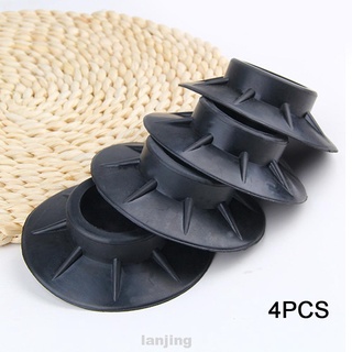 4pcs universal práctico accesorios de piso de goma antideslizante lavadora anti vibración pies almohadillas