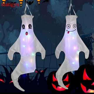 Xiangyu luz LED fantasma Windsock Halloween jardín accesorios decoración para fiesta en casa