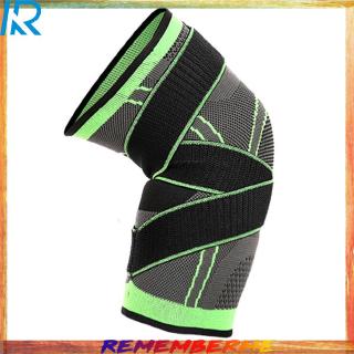 1pc 3d tejido presurización vendaje rodillera protector de baloncesto tenis senderismo ciclismo rodilla