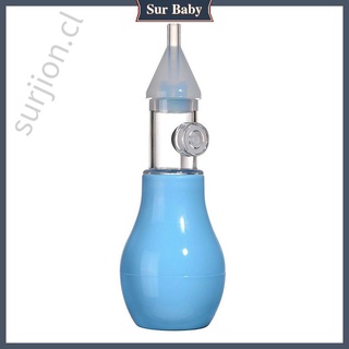 bebé bebé silicona nasal aspirador tipo bomba neonatal fría nasal limpiador de moco [surjion]