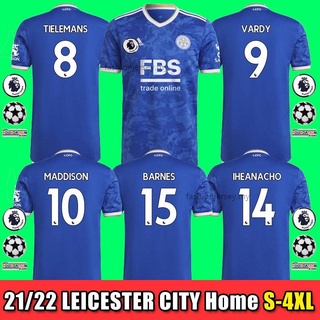2021-22 【fans】 Leicester City Home Talla S-4XL Camiseta de fútbol 21/22 camiseta de hombre