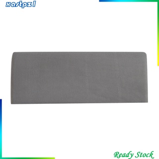Funda para cabecero de cama elástica, color gris claro