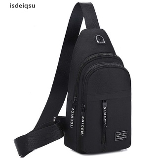 isdeiqsu New Men Shoulder Bags Chest Bag Multifuncional Crossbody Bags Travel Sling Bag CL