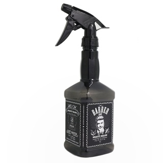 Spray de peluquería botella de agua pulverizador Retro whisky aceite cabeza de riego