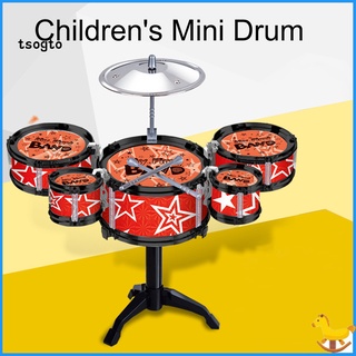 Tsogto tambor conjunto novedad mano-ojo coordinación de plástico niños combinación de Jazz tambor para Playmate