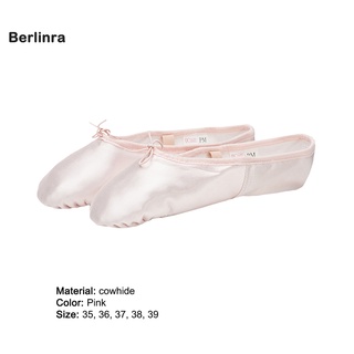 Berlinra amplia aplicación zapatillas de Ballet profesional Ballet zapatilla de baile zapatos duraderos para niñas (3)