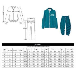 Calamar juego chaqueta de los hombres chaqueta Li Zhengjae misma ropa deportiva más el tamaño 456 001 marea nacional otoño suéter sudadera con capucha redonda seis MYSECRET (9)