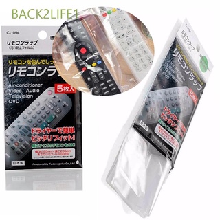BACK2LIFE1 TV Accessories Remote Control Cover Clear Air Condition Case Remote Control Protector Waterproof Video for TV 27*12cm Dust Proof Home Heat Shrink Film