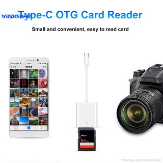 Windqinfen lector de tarjetas SD sin conductor/lector de tarjetas SD tipo C/lector de tarjetas de almacenamiento Micro-USB/salida estable para cámara