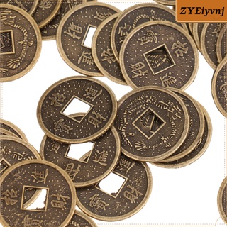 50 Pieces Alloy Chinese Fortune Coin Feng Shui I-ching Coins Souvenir 0.78\\\'\\\'