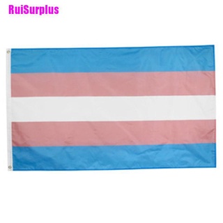 [RuiSurplus] 1 pieza 90*150 cm LGBT transgénero bandera del orgullo trans trans