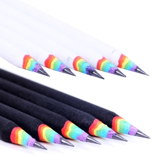 love* 5 lápices de colores arcoíris para niños varios colores para dibujar para colorear (1)