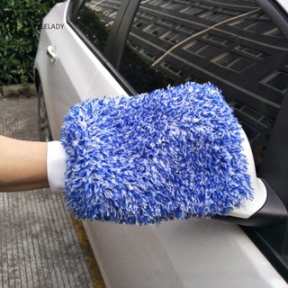 Iy guantes de microfibra suave para cuidado de automóviles/guantes de cera para coche/herramienta de limpieza de cepillo de detalles (3)