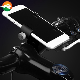 Soporte giratorio de marco fijo de 360 grados para manillar de motocicleta, soporte para teléfono móvil