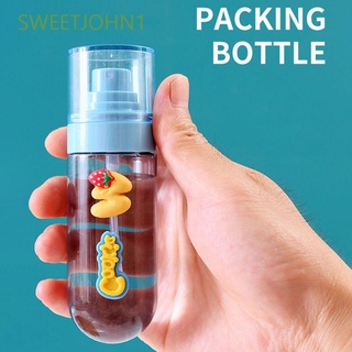 Sweetjohn1 botella De Spray Portátil recargable vacía humectante Facial niebla Fina Para viaje/multicolor