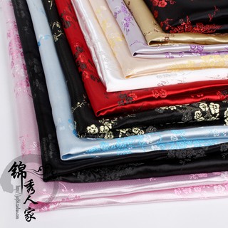 nuevos productosTela de brocado, traje, Hanfu, COS, kimono, traje Tang, cheongsam, tela de prenda de brocado de seda / serie ciruela