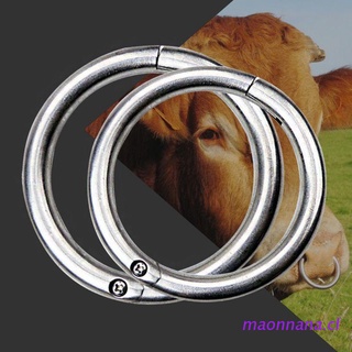 maonn bovino toro nariz anillo de ganado vaca nariz tracción clip equipo de agricultura