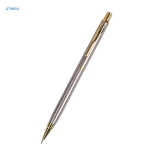 dmessi - bolígrafo de metal comercial (0,5 mm, lápiz mecánico, automático, escritura, dibujo, suministros escolares)