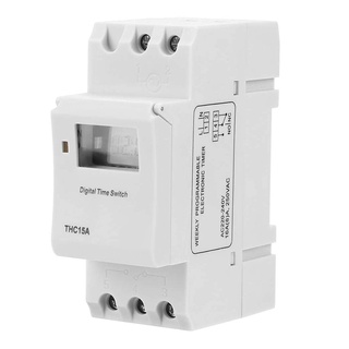 15A Digital Timer Switch Programmable Electronic Time Control Switch Time Delay Switch DIN Rail AC220-240V (2)