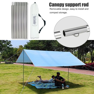 hermoso 10x campamento tienda de campaña toldo poste ajustable al aire libre playa picnic parasol postes
