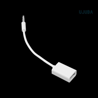 Ujuba - conector de Audio auxiliar (3,5 mm, macho, a USB 2.0 hembra, Cable de Cable para coche, MP3)