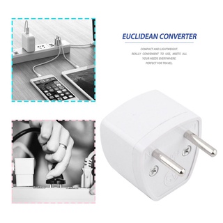 AU UK US To EU AC Power Plug Adapter Adaptor Converter Outlet Home Travel Wall