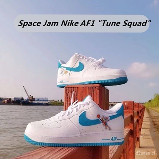 Space Jam Nike Air Force 1 '07 "Tune Squad" Low Top Board Sapatos Ao Ar Livre Tênis (1)