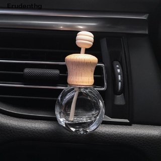 erudenthg 1pc ambientador de coche perfume clip fragancia botella de vidrio vacía para esencial *venta caliente