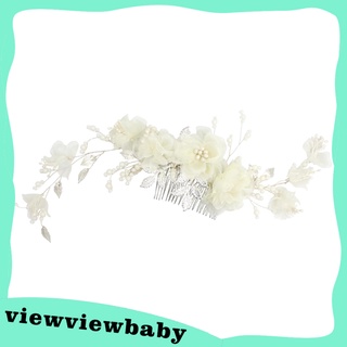 [baby] Diadema con perlas/Flores Para novia/accesorios Para el cabello