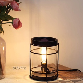 [DOLITY2] Calentador eléctrico de cera Edison bombilla Metal para velas perfumadas decoración de dormitorio