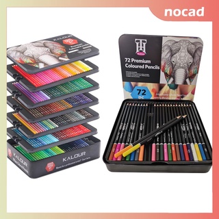 [nocad] Lápices de colores de núcleo suave — varios colores para niños adultos libros de colorear, lápices de artista de arte para dibujar bocetos