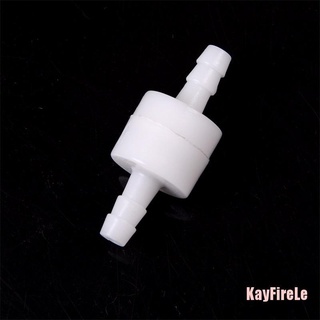 Kayfirele 6 mm 1/4" blanco una vía en línea válvula de retención combustible Diesel Gas gasolina líquido aire nuevo