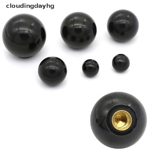 cloudingdayhg negro plástico m4/m5/m6/m8/m10/m12 rosca en forma de bola cabeza de sujeción tuercas perilla productos populares (1)