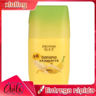 banana crema de manos hidratante suave anti-cortar mano cuidado de la piel loción 60g